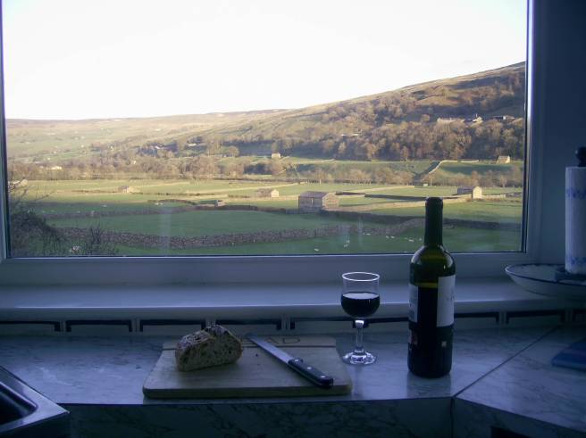 Posed picture from kitchen