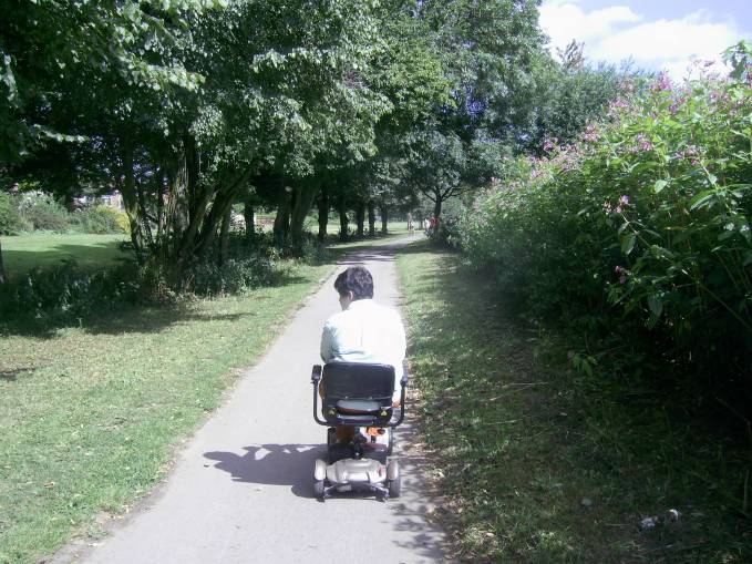 Cycle path by the river in York