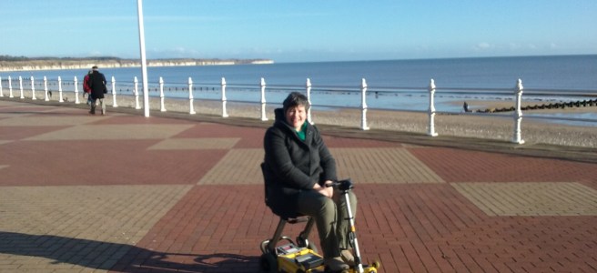 On the prom at Bridlington