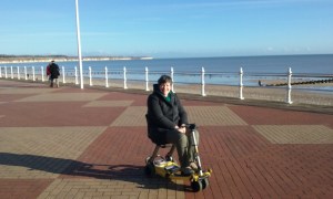 On the prom at Bridlington