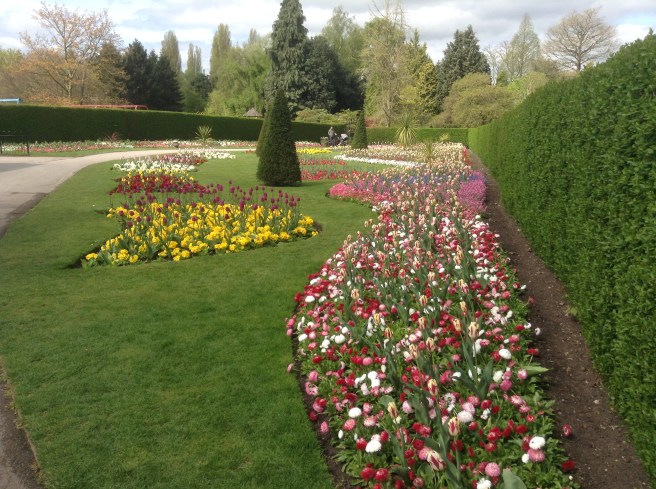 Formal beds, The Homestead