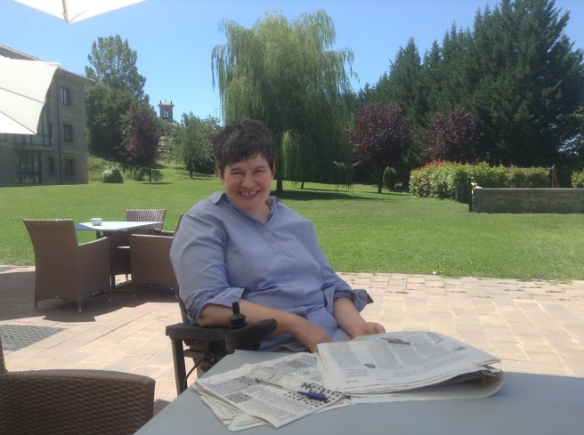 Terrace and gardens, Parador de Argómaniz