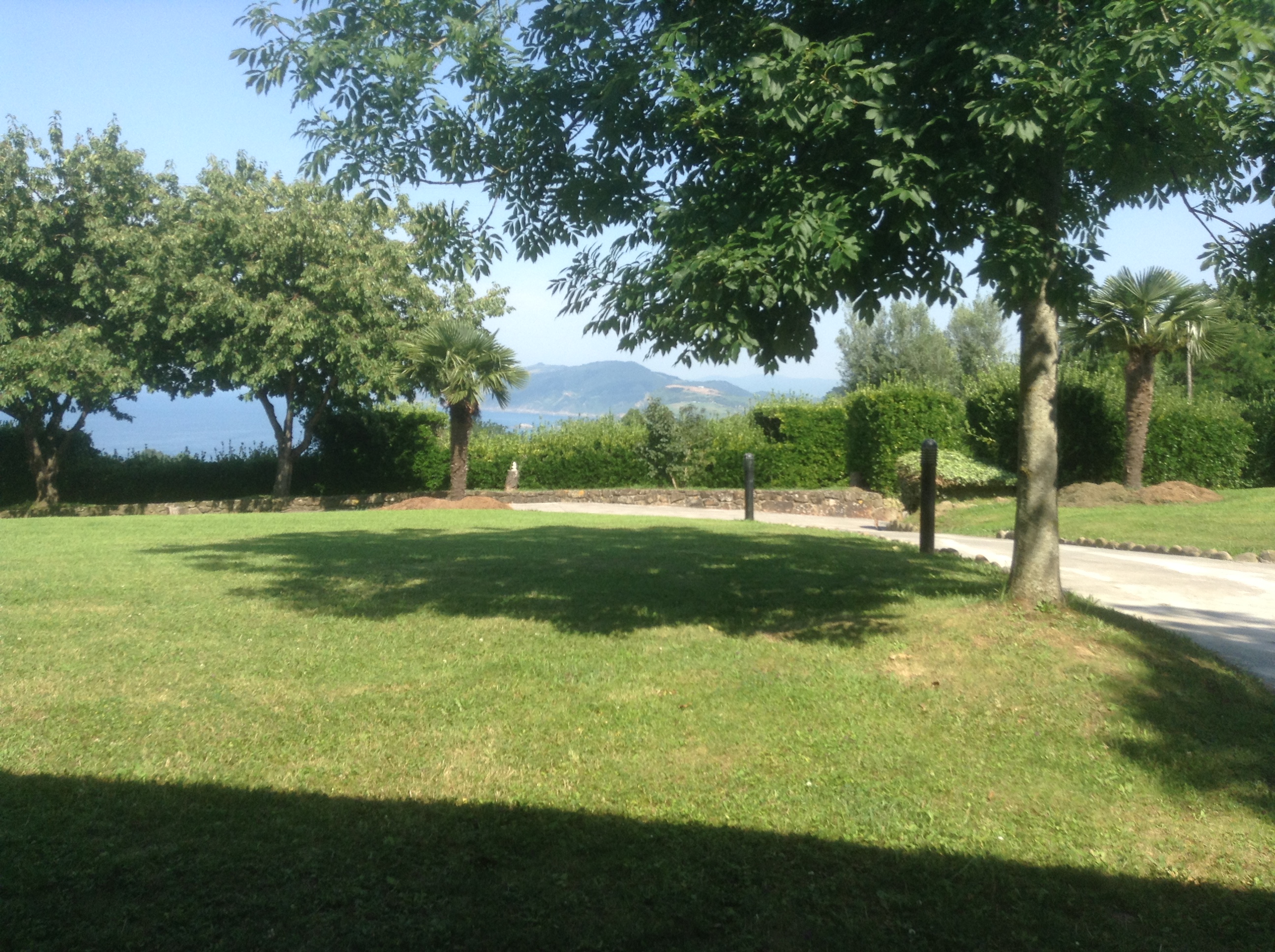 The view from the terrace of Mahastí, Epotx Etxea, Getaria, Pais Vasco