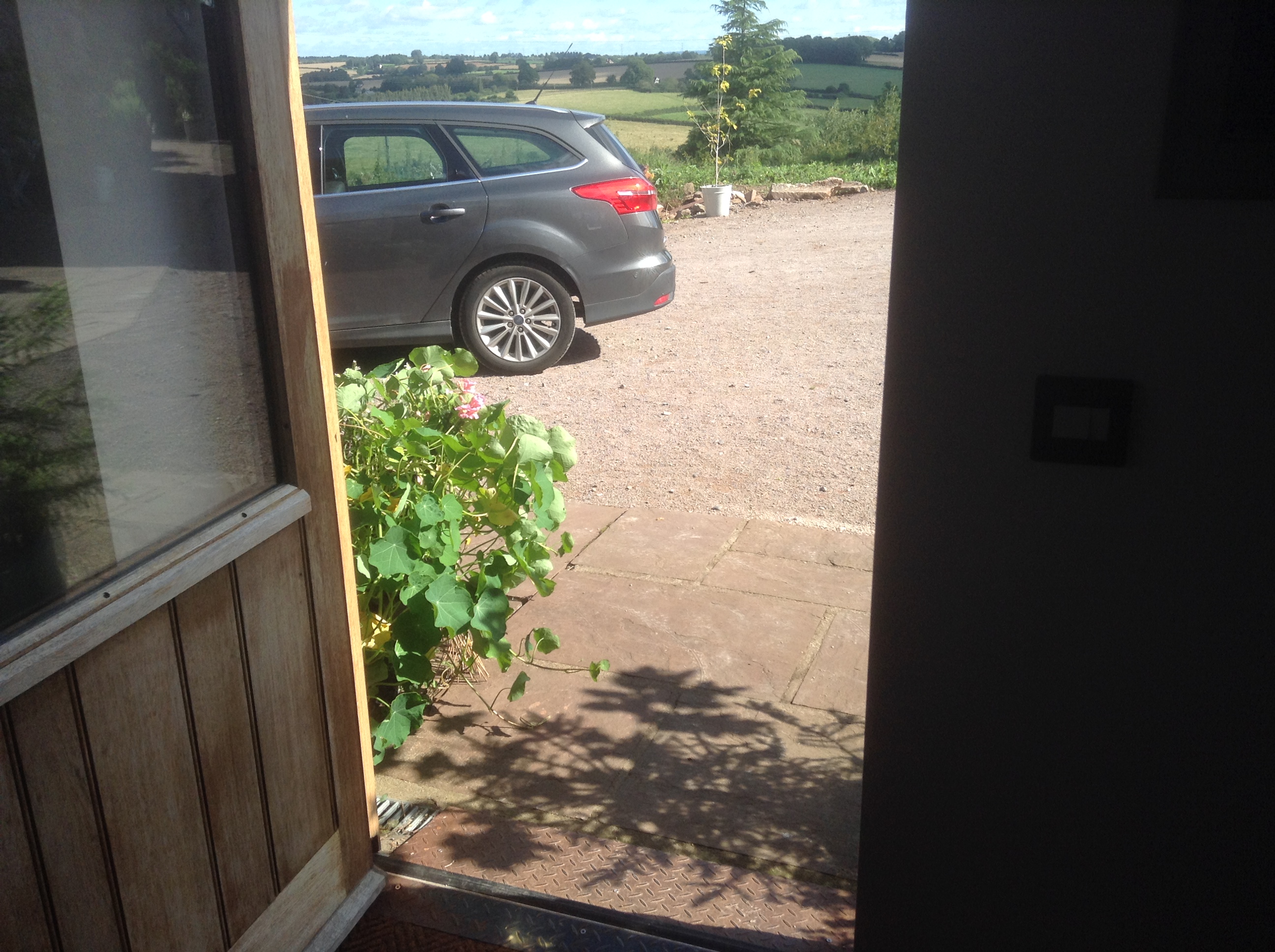 Easy access at Valley View cottage, Llangrove, Herefordhsire