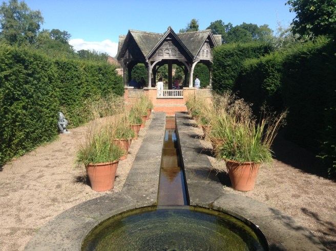 The walled garden, Hampton Court Castle, Herefordshire