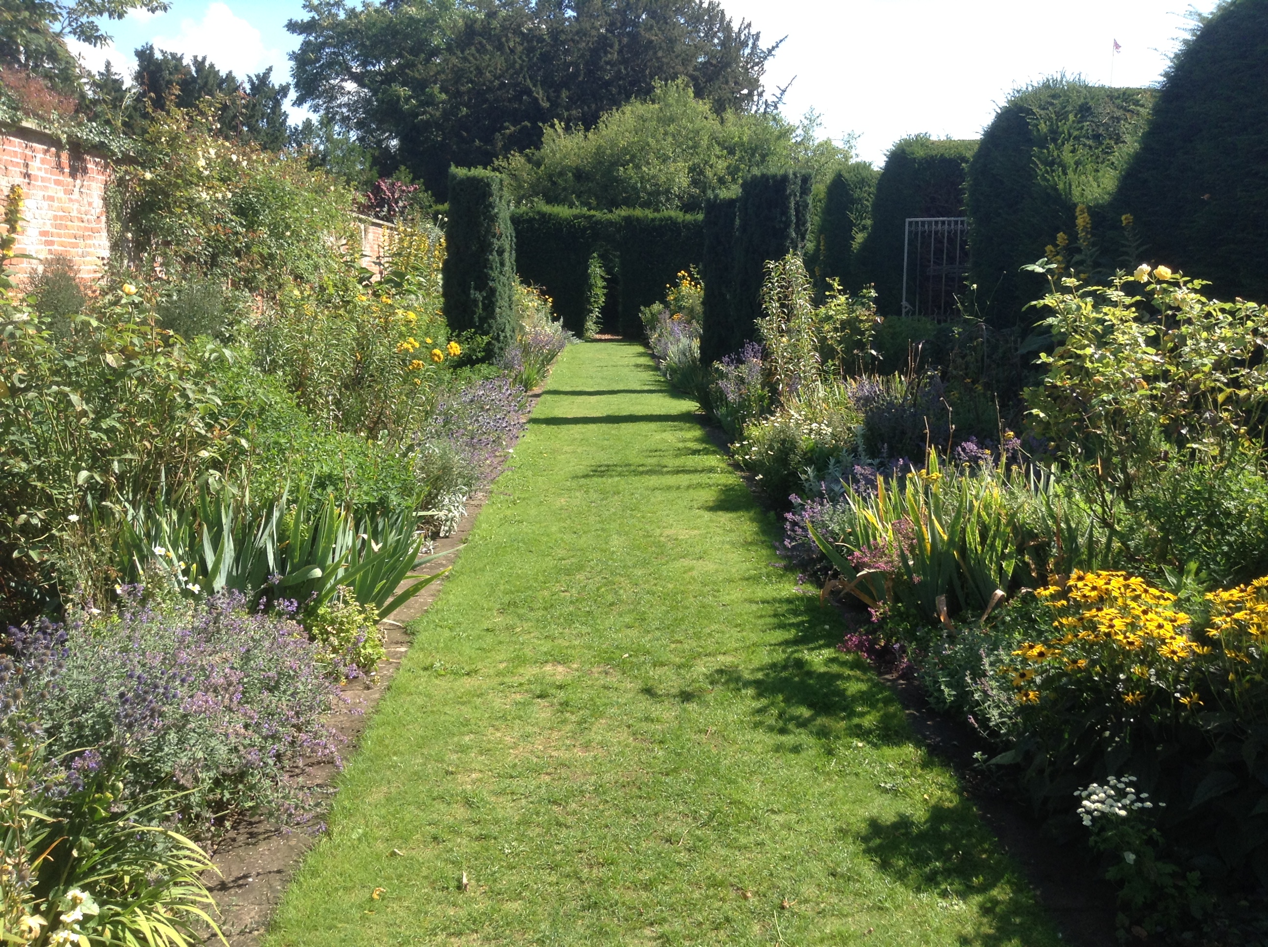 The walled garden, Hampton Court Castle, Herefordshire