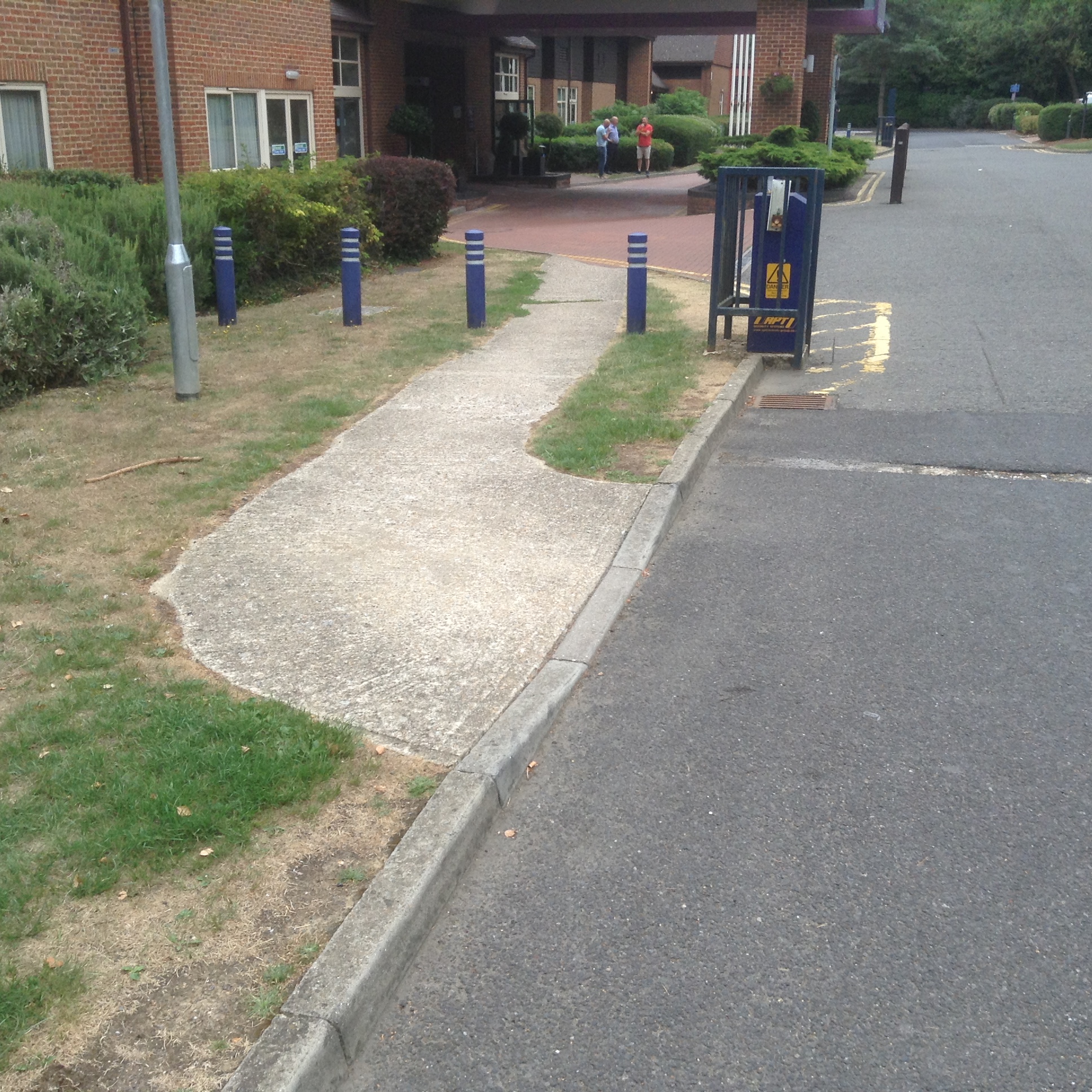 Weird wheelchair route Ashford International