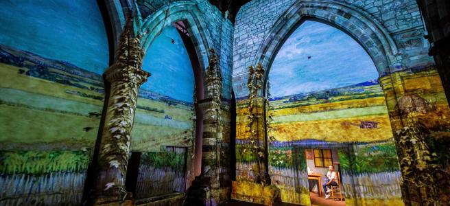 360° projections at the Immersive Experience (Visityork.org)