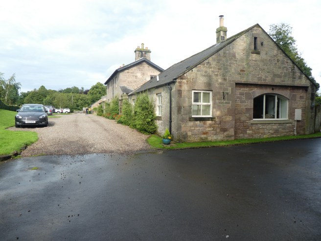 Parking and drop off area for Fox Cover, Doxford Cottages