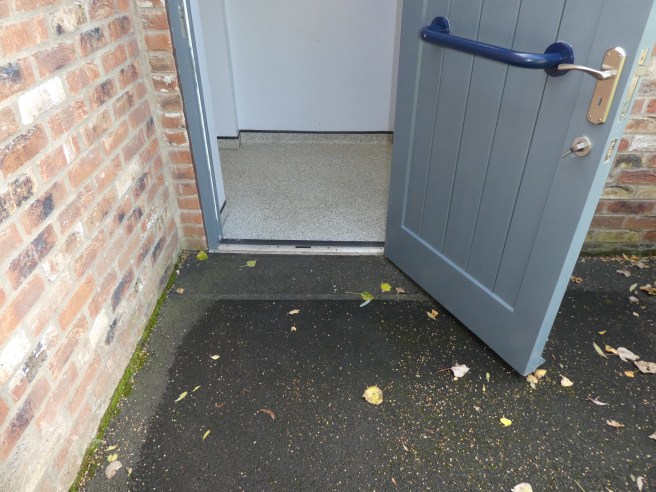 Rather narrow loo doorway!