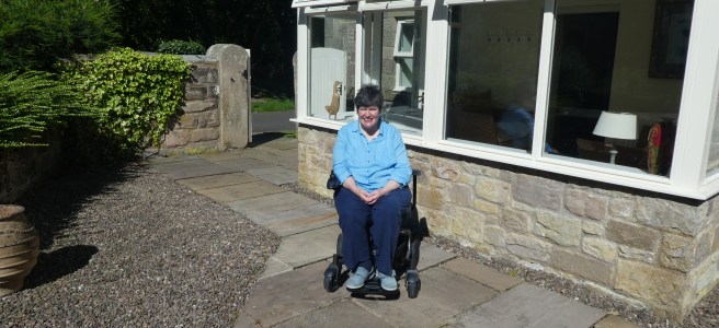 Private garden, Fox Cover, Doxford Cottages