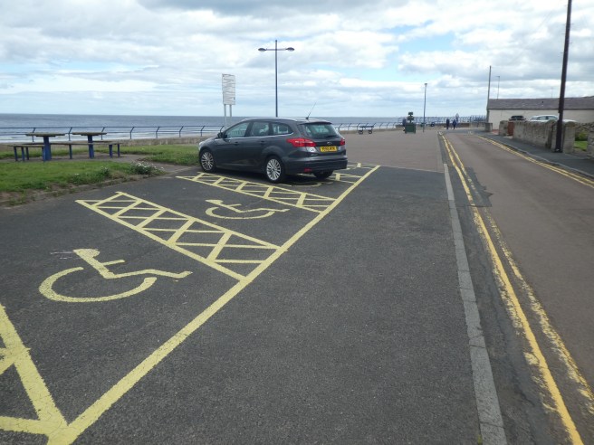 Easy parking at Spittal Promenade