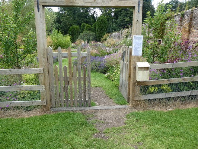 Rather tricky entrance to the Sensory Garden, Howick Hall
