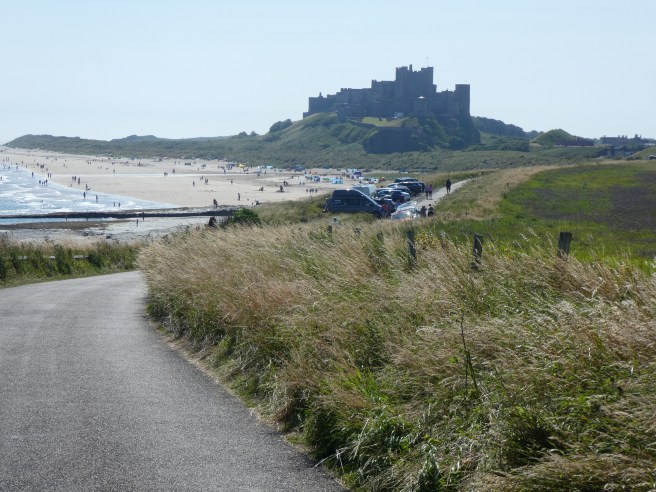 Bamburgh Castle and beach