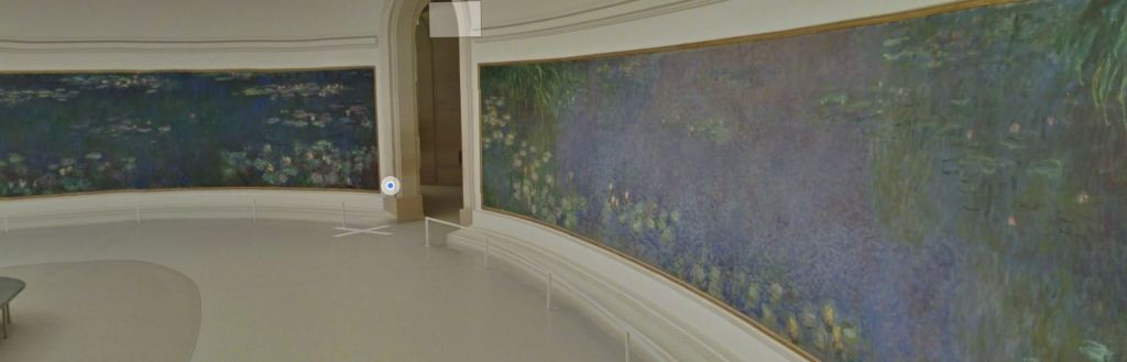 Monet Waterlillies, Orangery, Paris on Google Street View