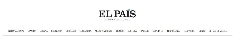 The Spanish newspaper El Pais
