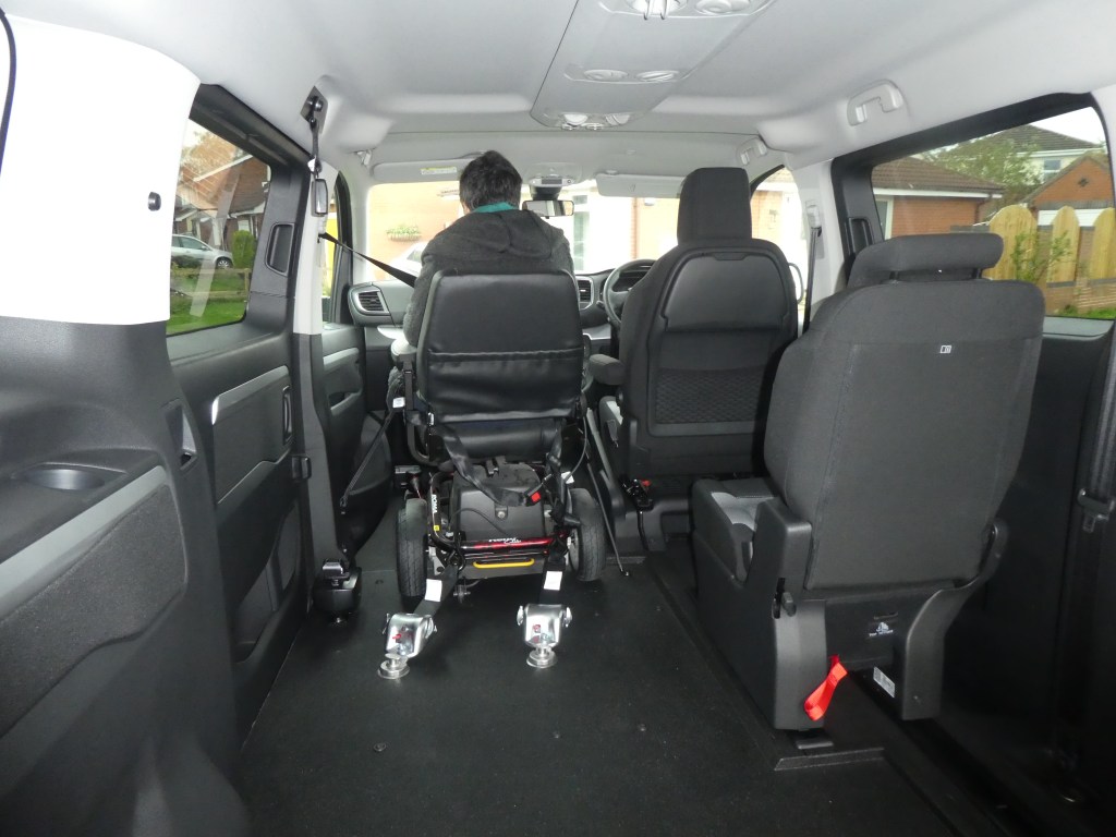 Sitting upfront in the Citroën Spacetourer